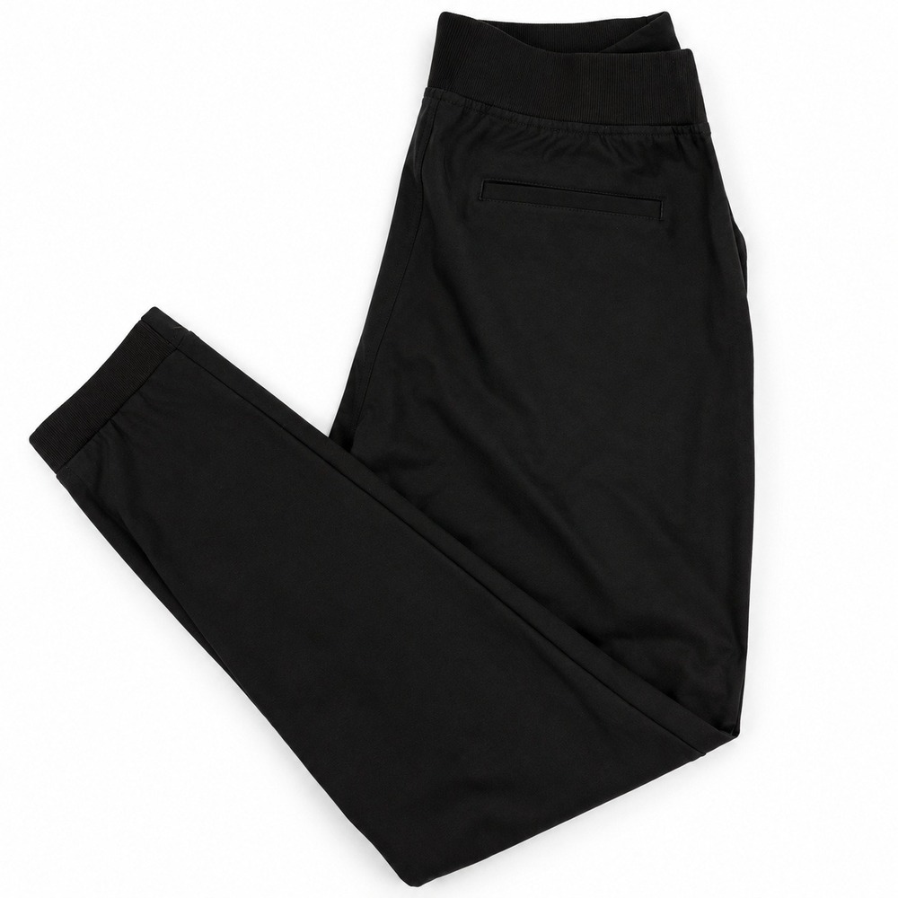Tommy Bahama Everyday Active Joggers Women S Black Stretch Pockets Ribbed Cuffs